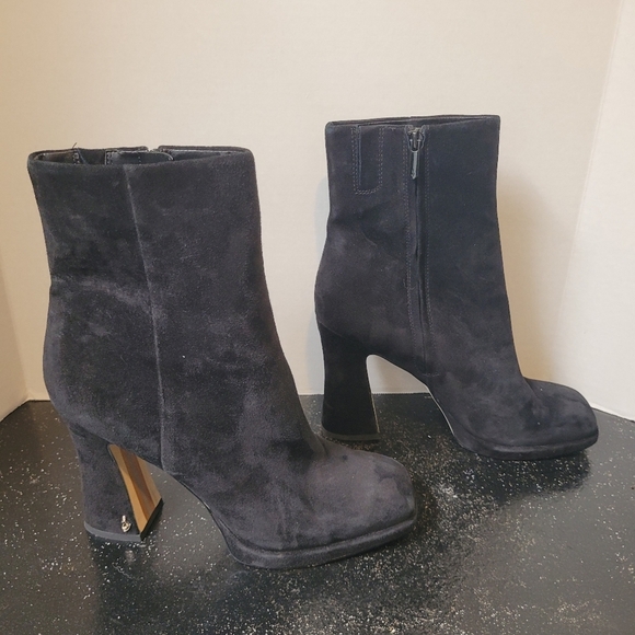 Sam Edelman Jaye Blockheel Bootie Black - Picture 5 of 8